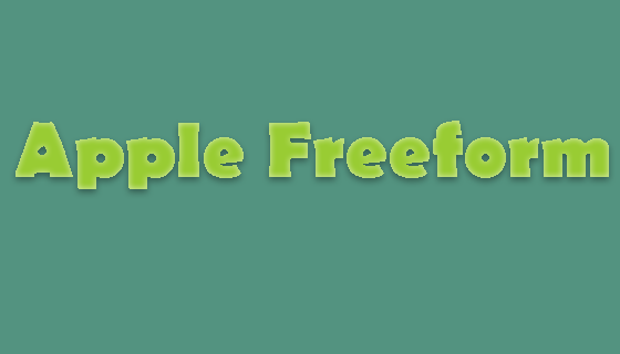 Freeform Apple