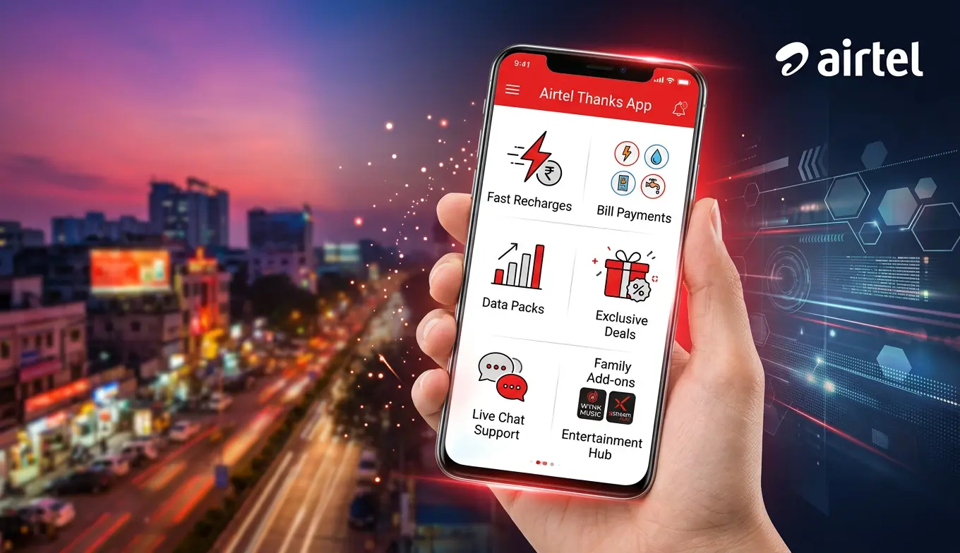 Airtel Thanks App for Offers